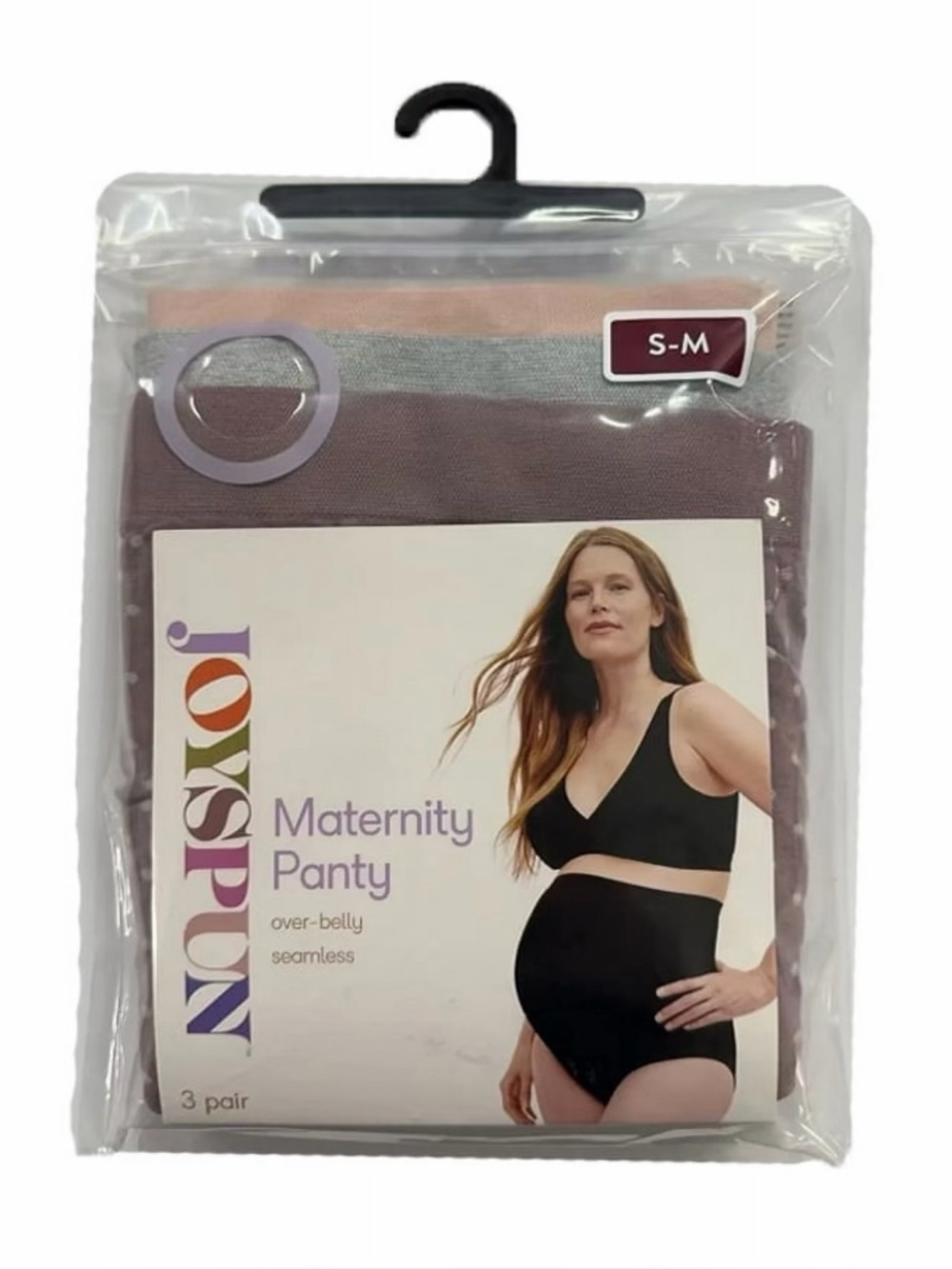 NWT - Maternity Over the Belly Seamless Underwear, 3 Pack. - Picture 5 of 6